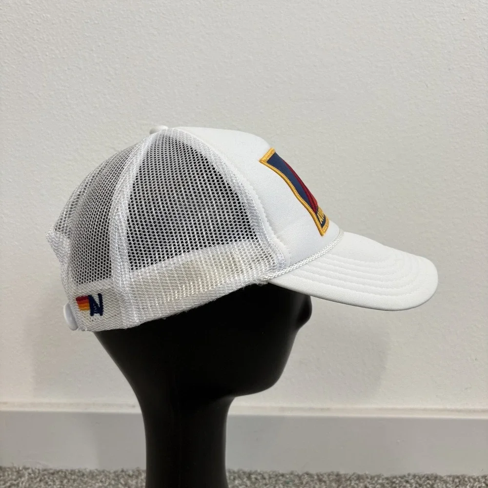 Aviator Nation Trucker Hat Snap Back White Logo Patch